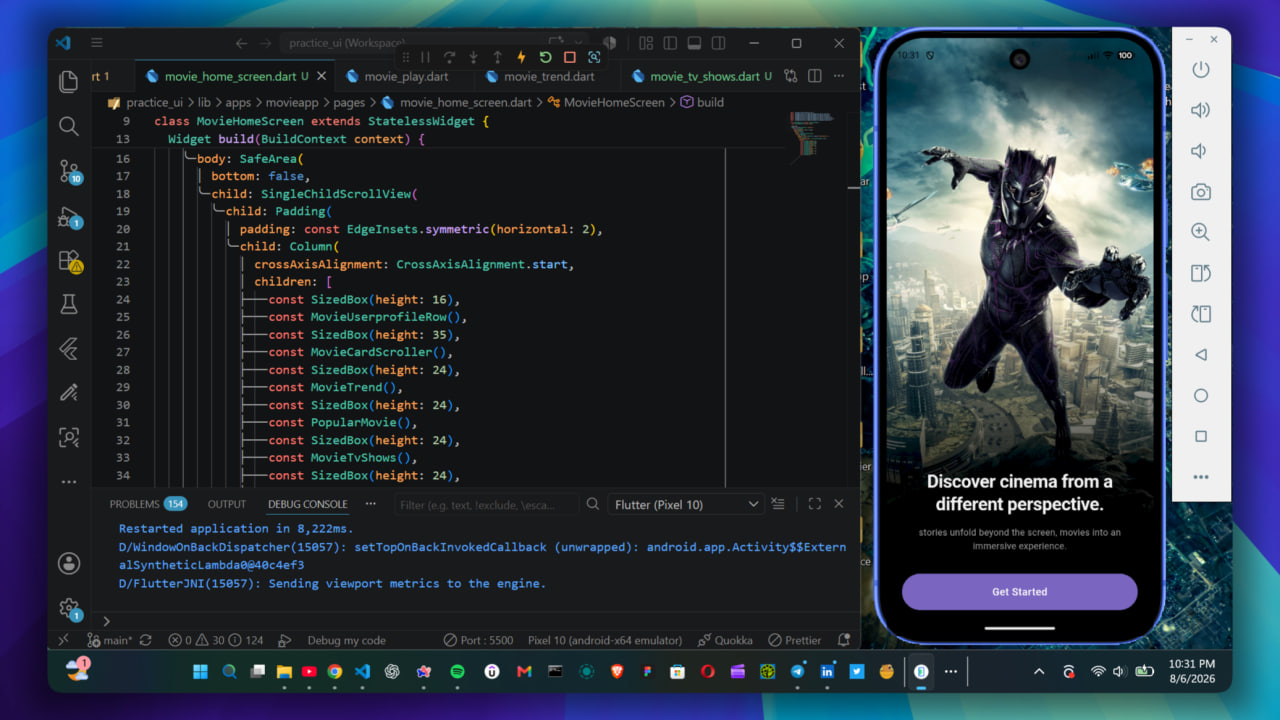 Movie App preview